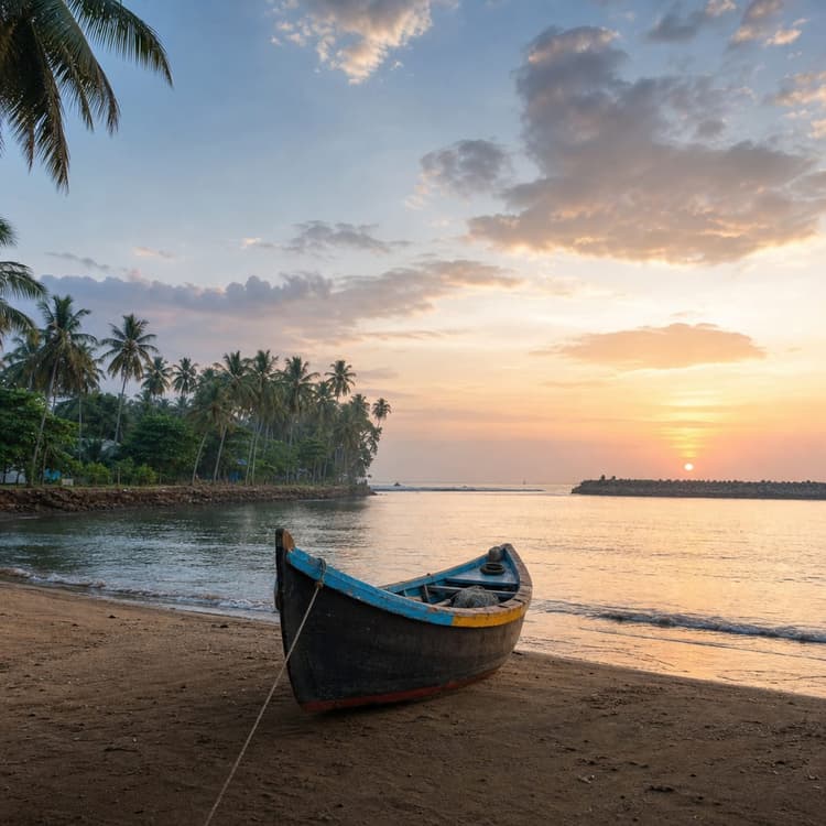 The South Indian coast